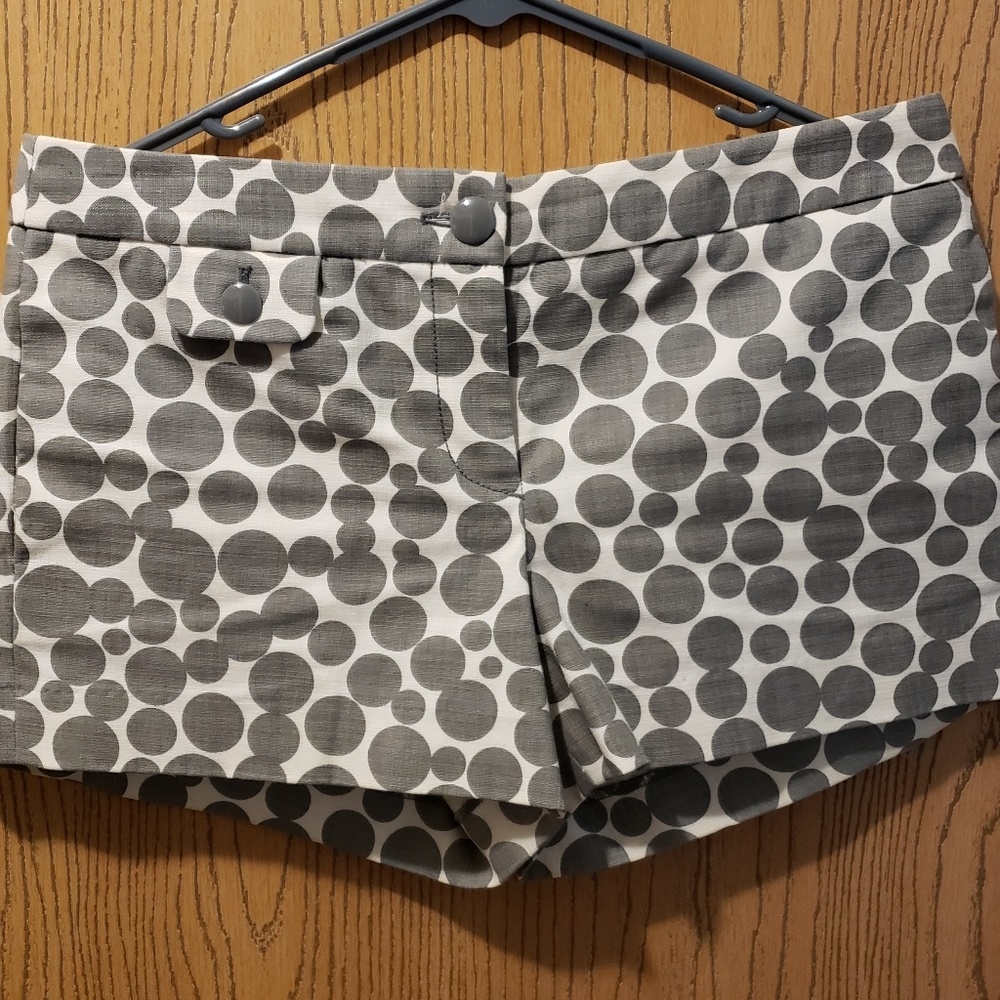 J Crew Shorts Gray /White